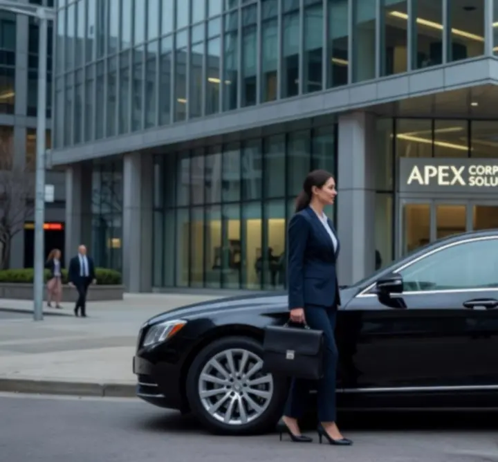 Executive car ready for corporate and business travel