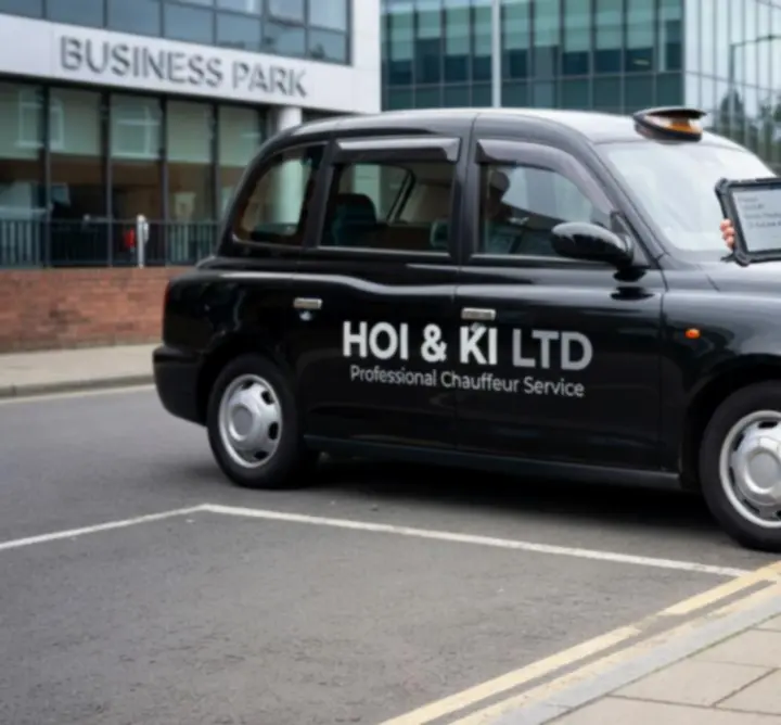 HOI & KI LTD driver preparing vehicle before passenger pickup